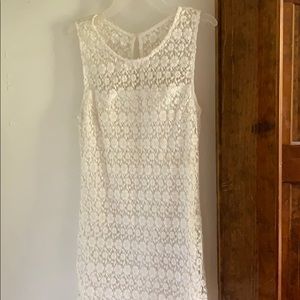 White lace dress